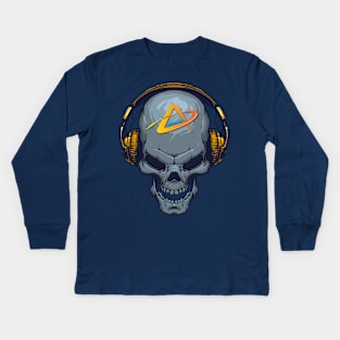 Audiobook Skull Kids Long Sleeve T-Shirt